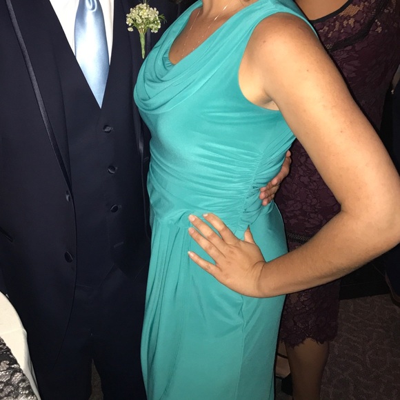 Turquoise work dress - Picture 4 of 5